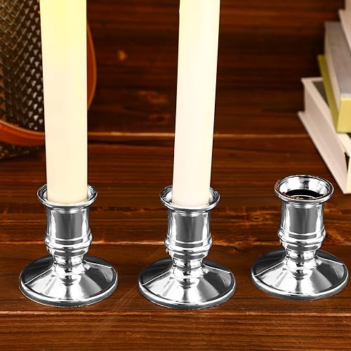 Miniatura 4 de Portavelas cónicos para ventana, candelabros tradicionales de plástico para centro de mesa, base de vela para Halloween, Navidad, boda, mesas de