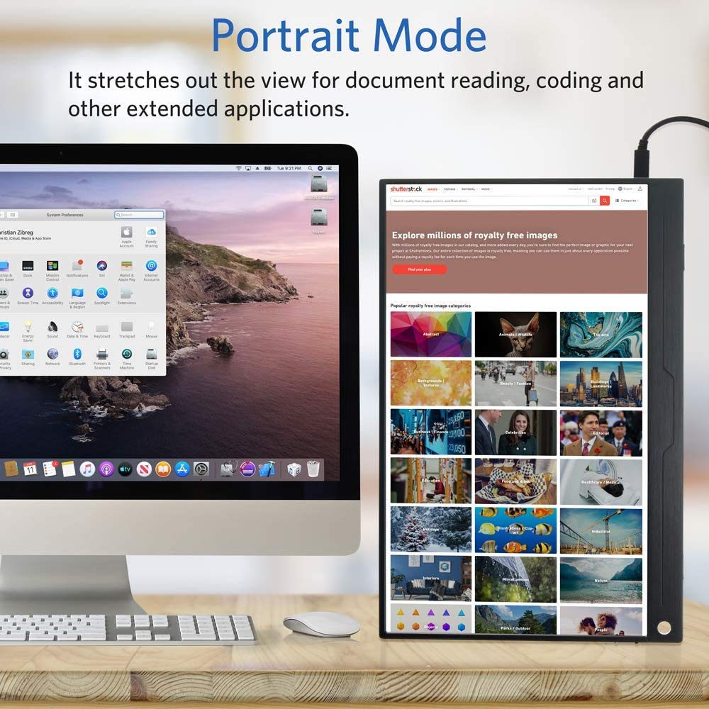 Amazon.co.jp: モバイルモニター モバイルディスプレイ cocopar 17.3