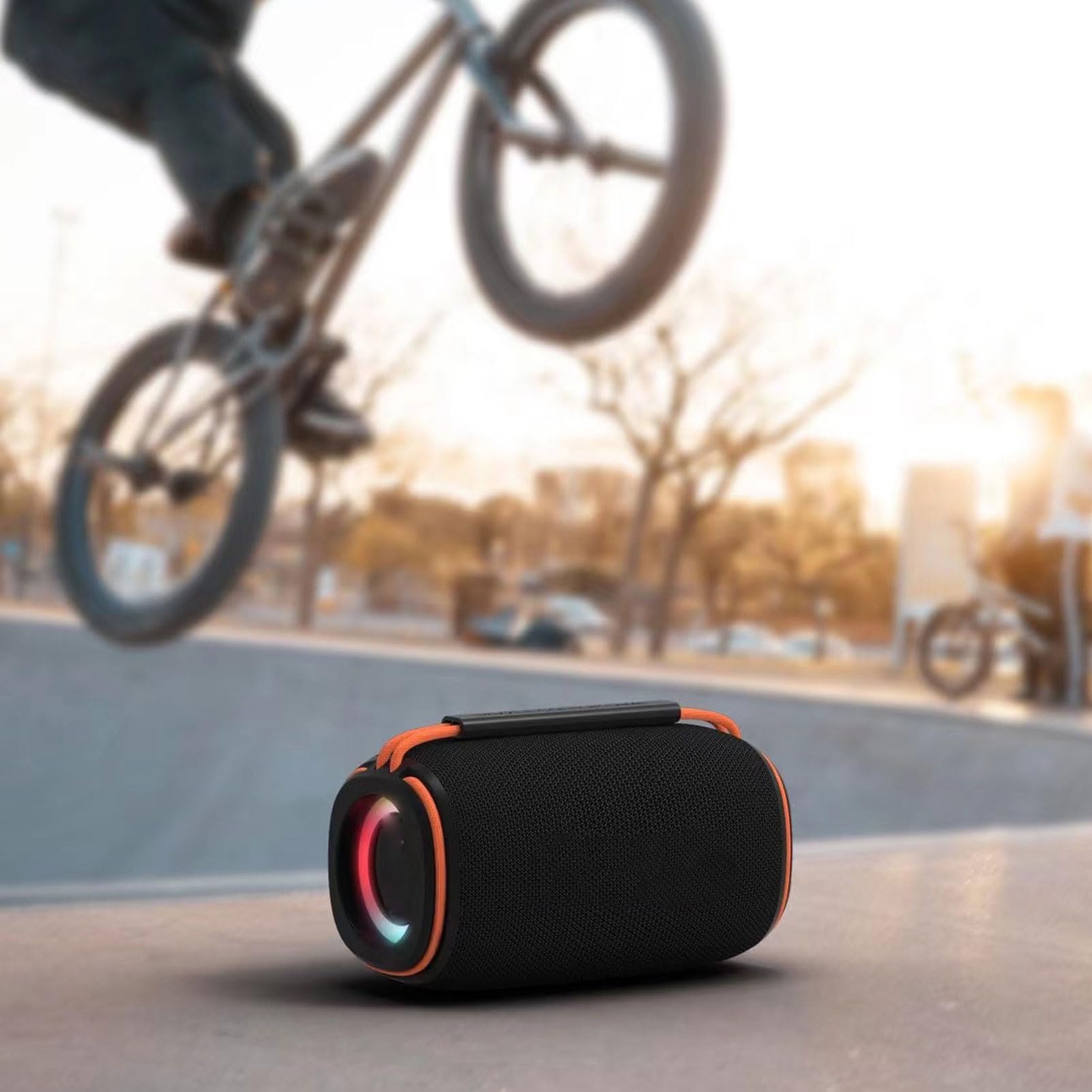 Fockety Haut-Parleur Bluetooth, Haut-Parleur sans Fil avec Basses