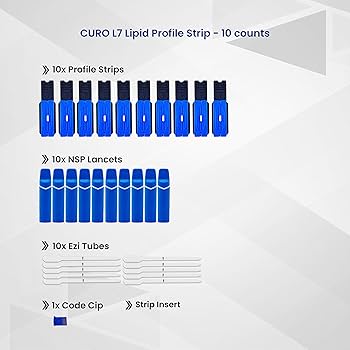Amazon.com: CURO L7 - Cholesterol Multi Test Strips