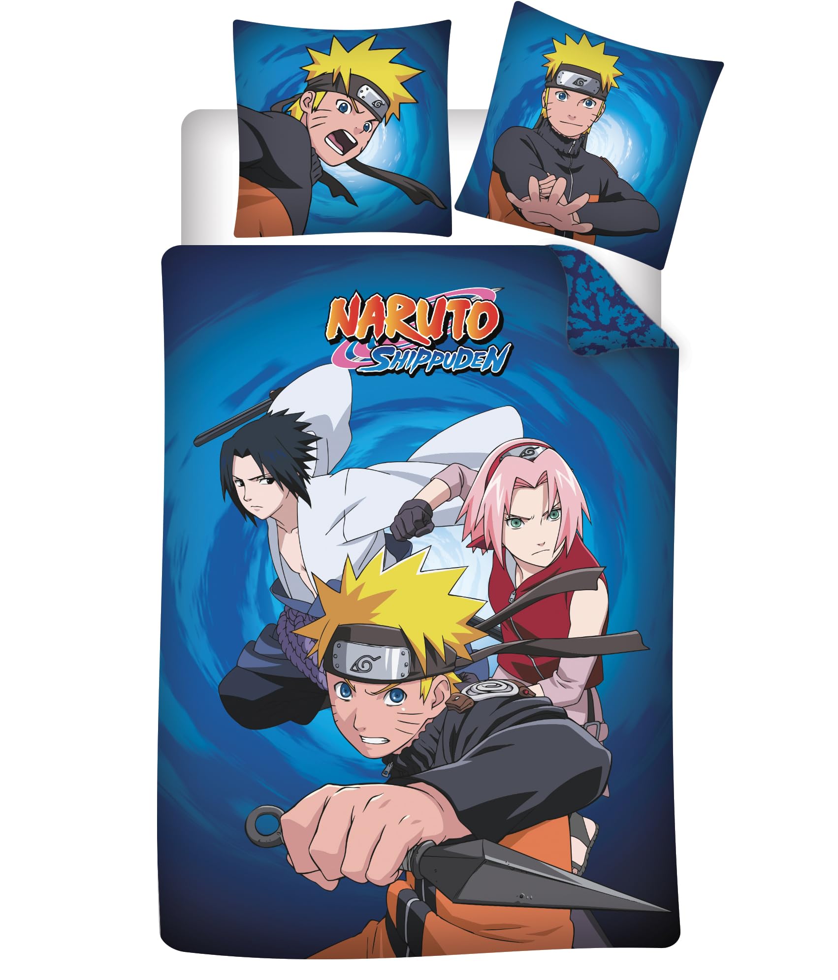 Housse Naruto 135x200 cm réversible pour rafraîchir une décoration usée