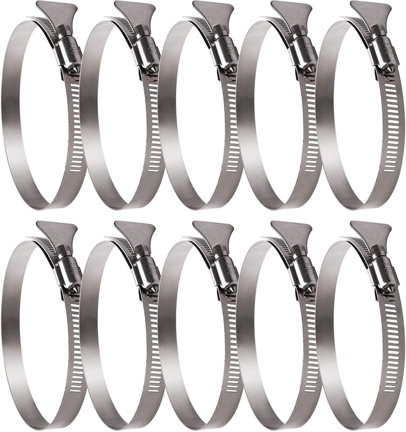 Vacuum & Dust Collector Accessories Dryer Vent Clamp Worm Gear Clamps 4