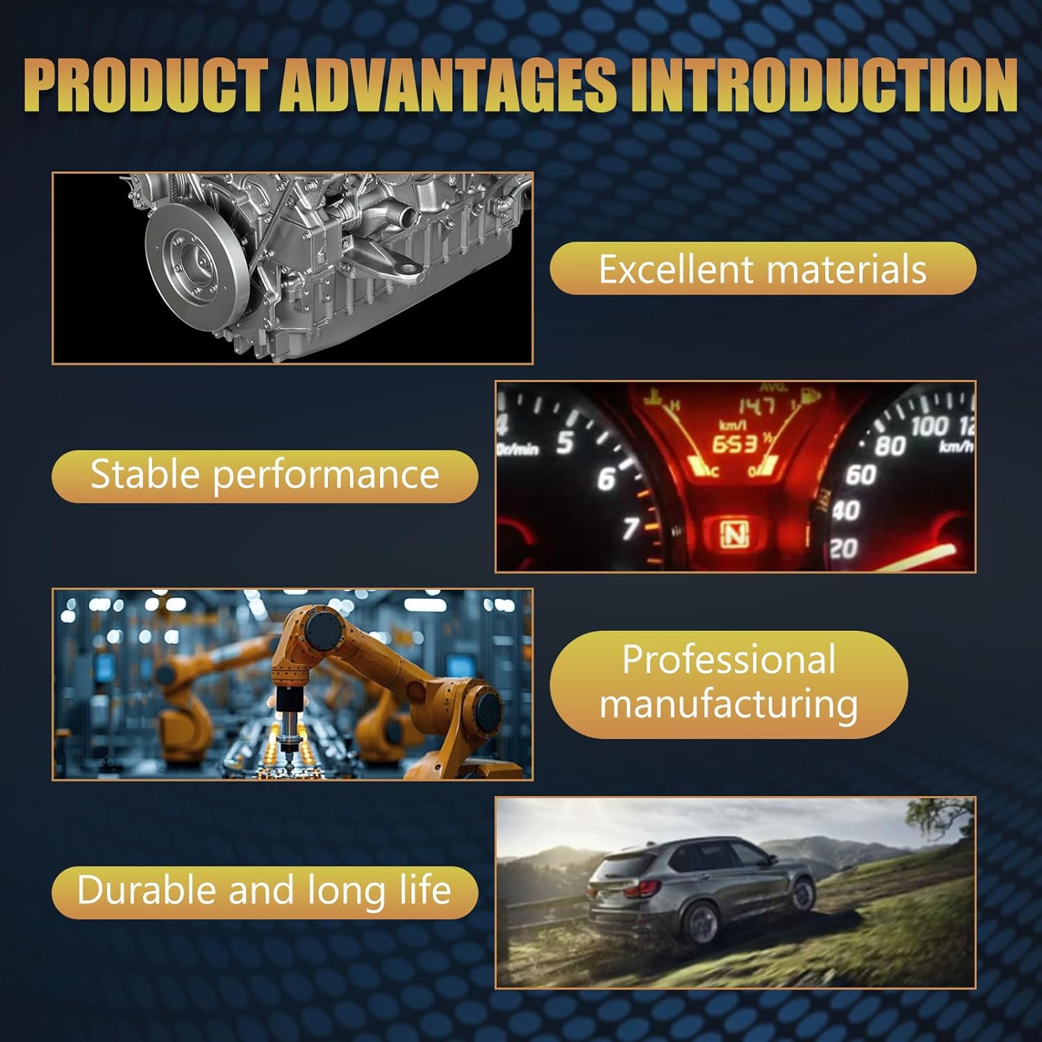 28260-PRP-014 Transmission Dual Linear Shift Solenoid Valve with Gasket Fit for 2003-2007 Accord CR-V Acura Replace OE 28250-PRP-003