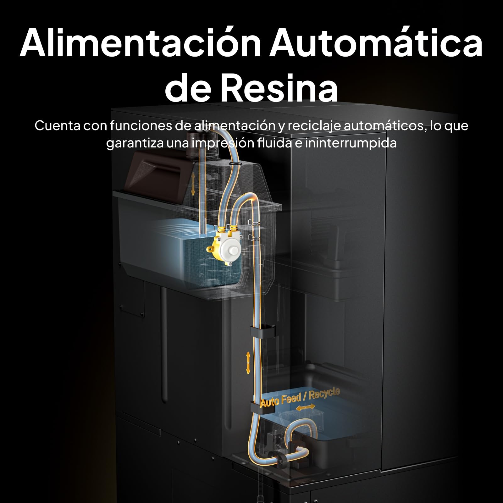 ELEGOO Jupiter 2 Impresora 3D de Resina 16K de Gran Formato MSLA, Nivelación y Alimentación Automáticas de Resina, Depósito Calefactado, Wi-Fi, Área de Impresión 302.4x161.98x300 mm³