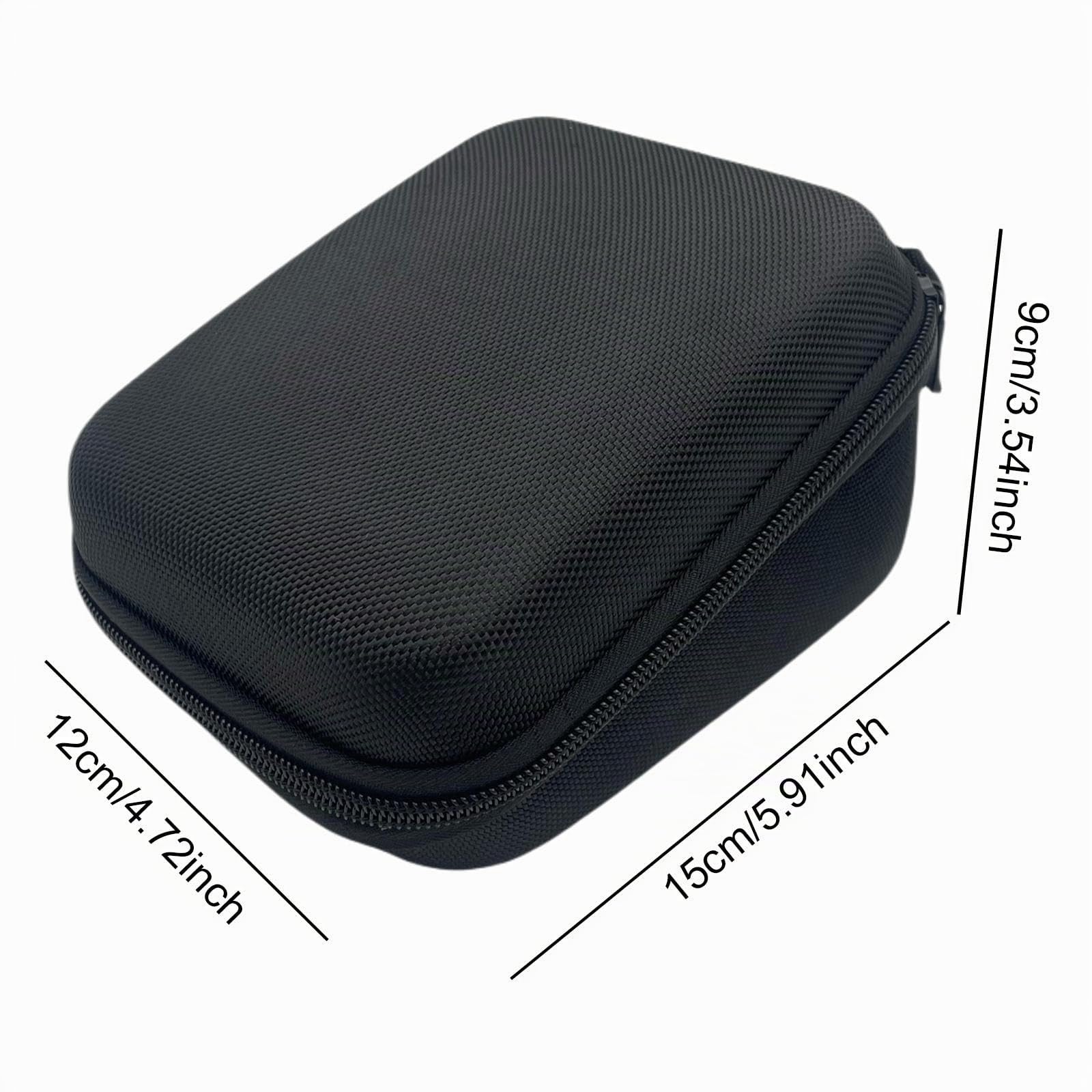 perfeclan Estuche de Transporte, Contenedor Protector Multifuncional de EVA, Estuche Rígido de Viaje, Bolsa de Almacenamiento para Monitor Presión Arterial, Negro