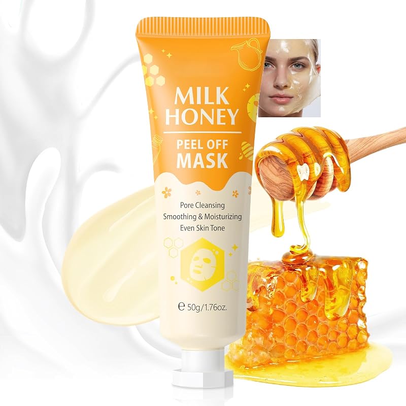 Máscara facial peel-off de leite e mel Easilydays com ácido hialurônico, 50 g