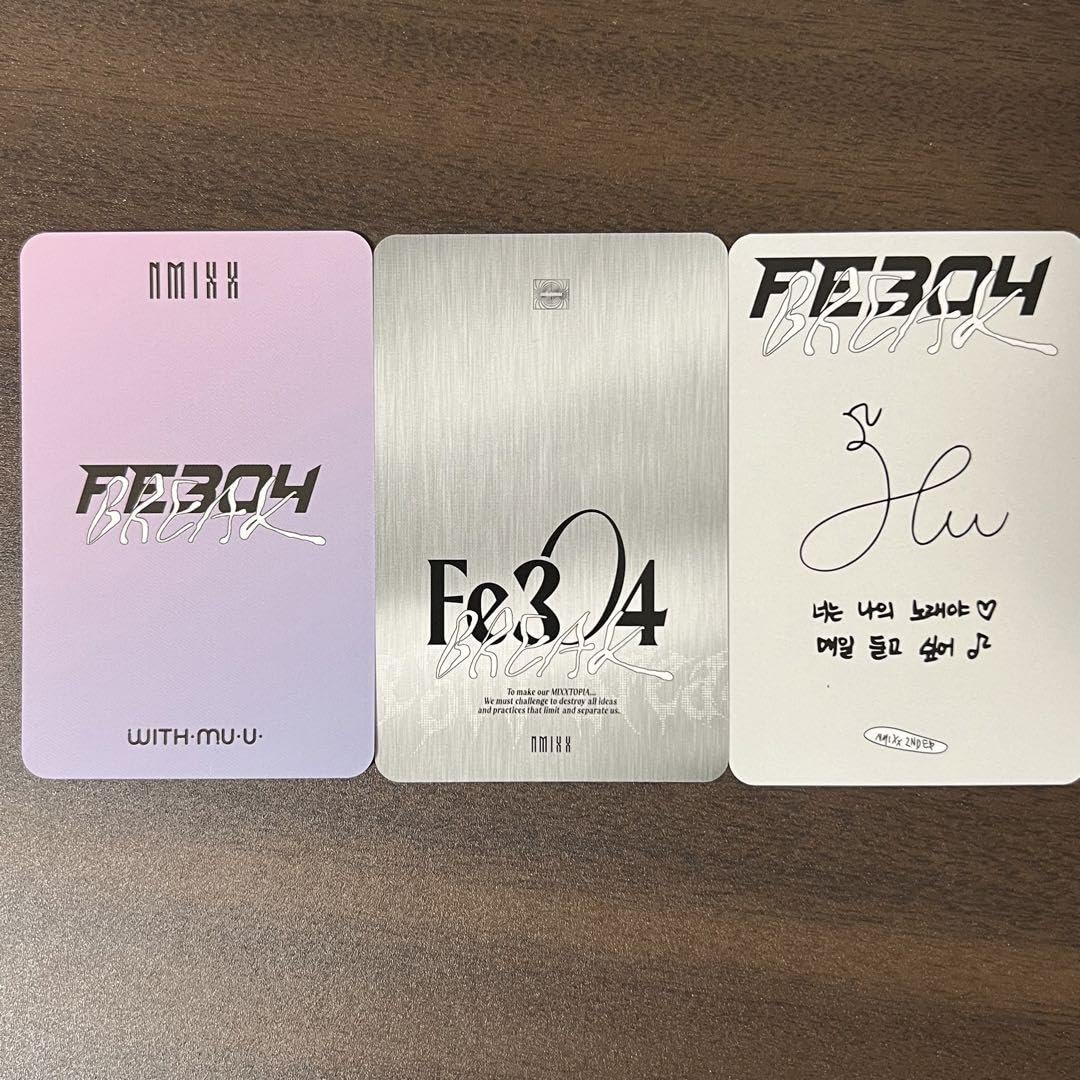 Amazon.co.jp: NMIXX Fe3O4: BREAK へウォン トレカ withmuu特典