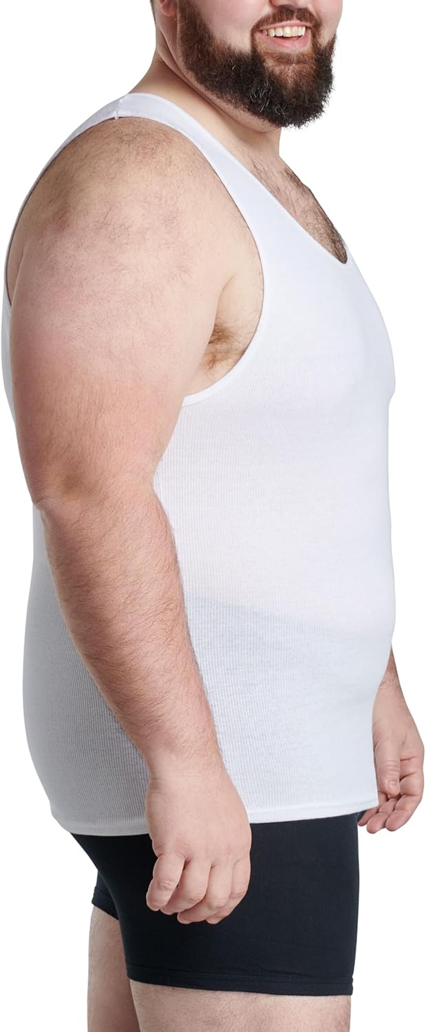 Fruit of the Loom Men's Sleeveless Tag Free Moisture Wicking Tank A-Shirt - Image 2