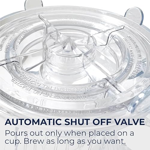 Miniatura 8 de Clever Gotero de café y filtros, grande de 18 onzas, diseño clásico original, plástico seguro sin BPA, cafetera de goteo, cafetera manual, incluye