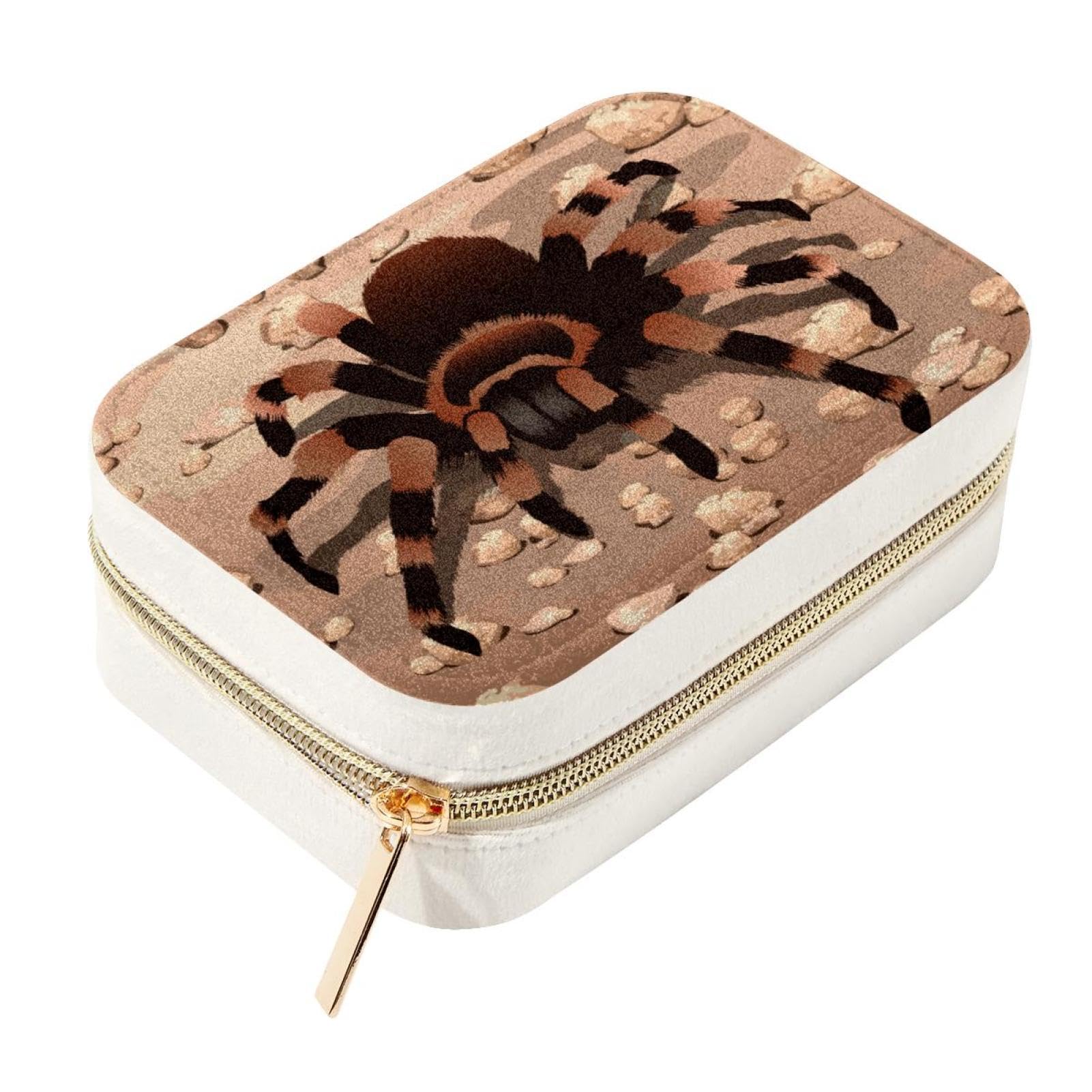 Boîte à bijoux en velours portable pour organiser vos colliers en voyage