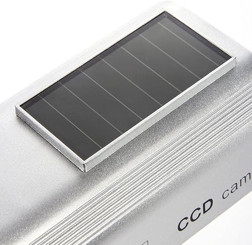 Miniatura 6 de Cámara de seguridad falsa falsa, cámara de vigilancia falsa con flash LED simulada, cámara CCTV simulada, uso en interiores y exteriores, buena para