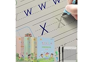 Yekidos Calligraphy Reusable Magic Copybook Learning Kit for Kids Age 8