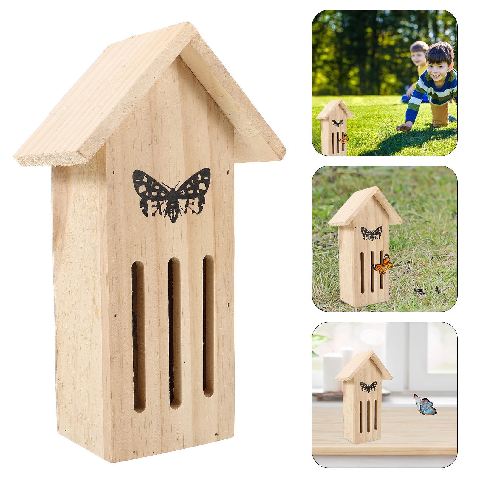 Hängendes Schmetterlingsfutterhaus für Garten mit Natürlichem Design Attraktiver Futterstation und Wetterfestem Outdoor Schmetterlingslebensraum