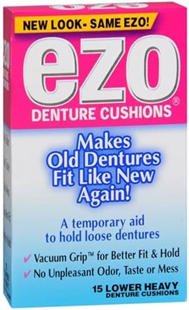 Denture Cushions Lower Heavy 15 Each Pack of 2