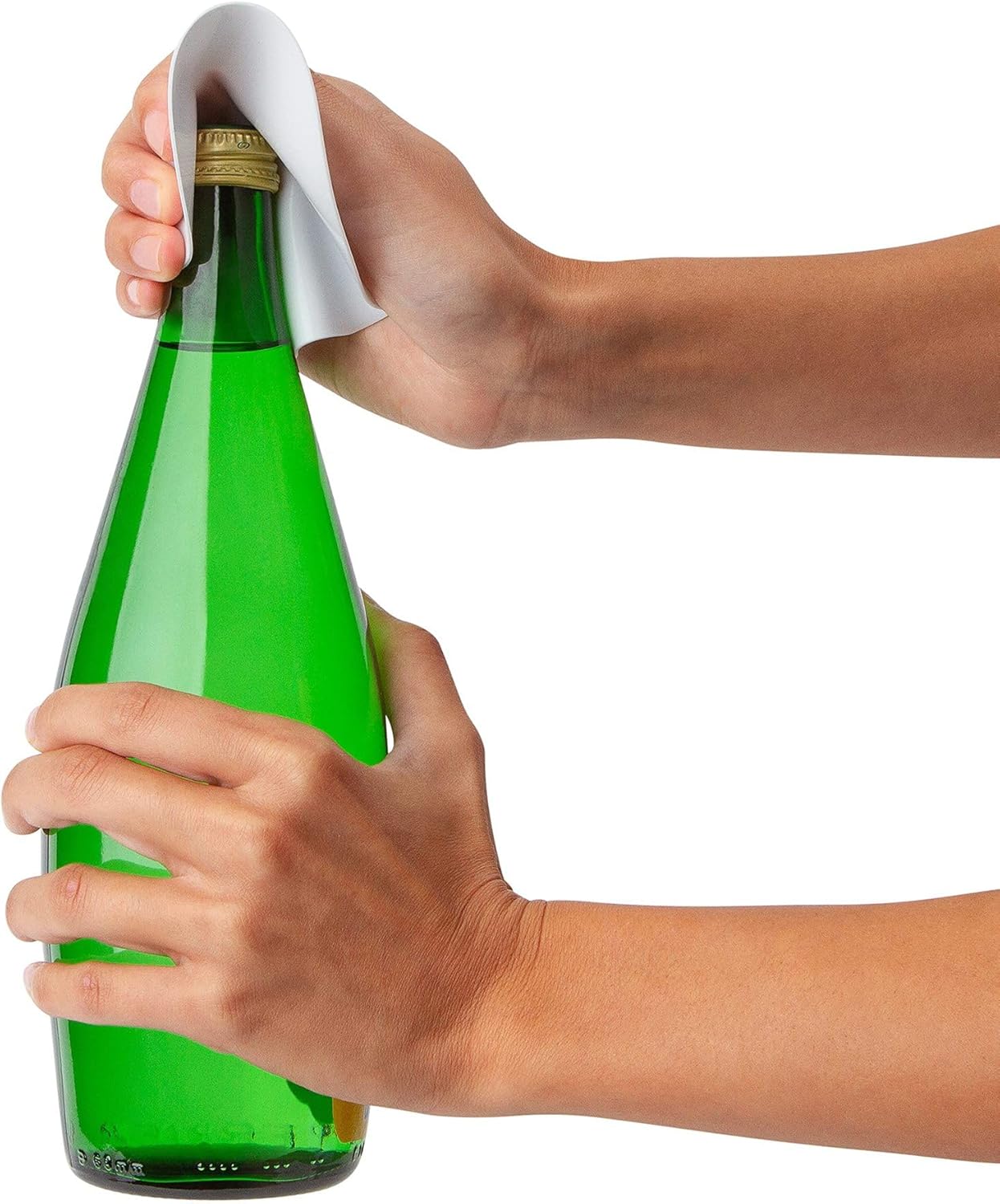 Silicone Kitchen Jar Opener Set, Multi-Color Grip Pads and Bottle Openers for Weak Hands,40 Pieces (white)