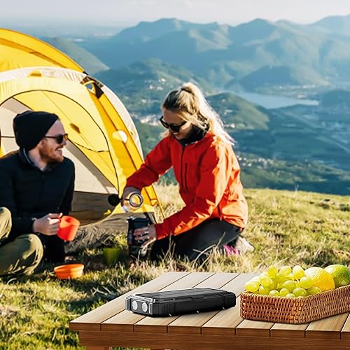 Miniatura 8 de WONGKUO Banco de energía solar portátil (negro flash)