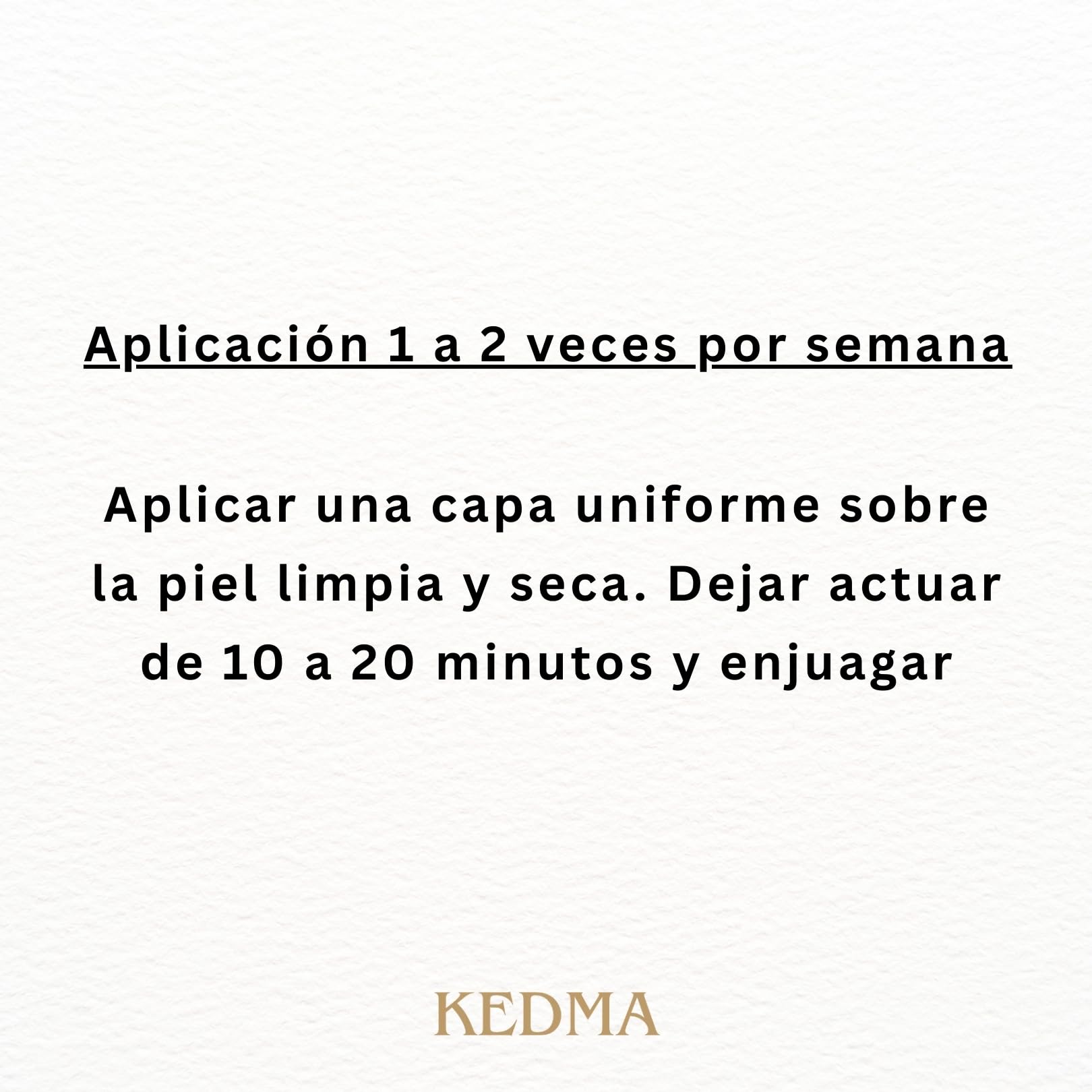 KEDMA - Mascarilla Facial Iluminadora para Piel Apagada & Manchas - 50ml | La mascarilla con caolín, ácidos de frutas y vitamina C purifica y ayuda a iluminar la piel apagada.