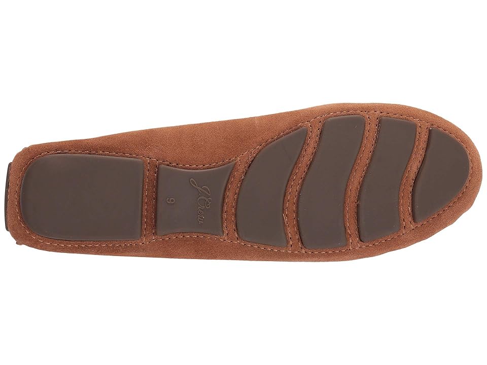 

J.Crew Driving Moc Loafer Suede (Rusty Brown) Women's Shoes