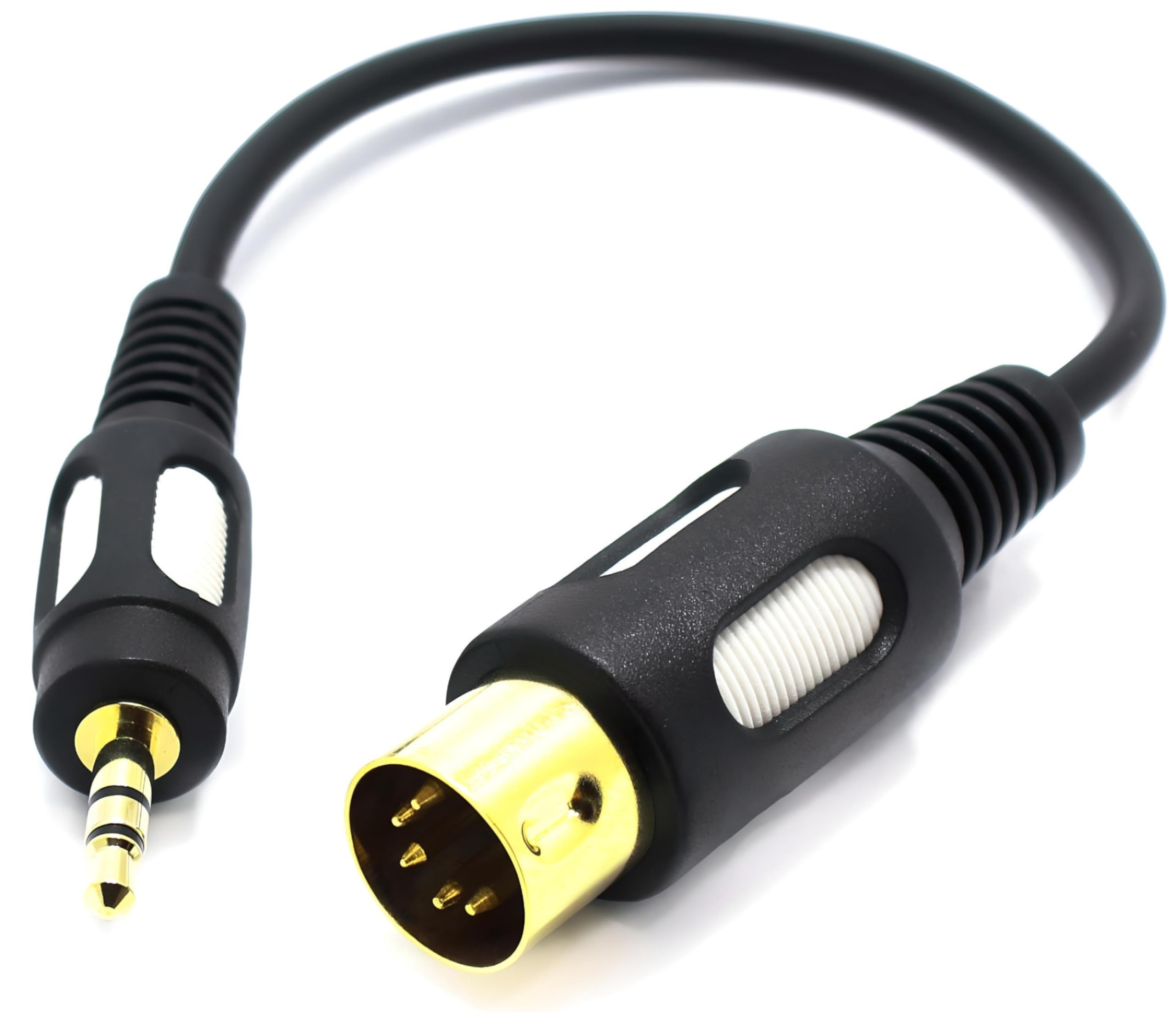 Adaptateur audio DIN jack 5 pôles mâle vers 3,5mm TRS stéréo jack