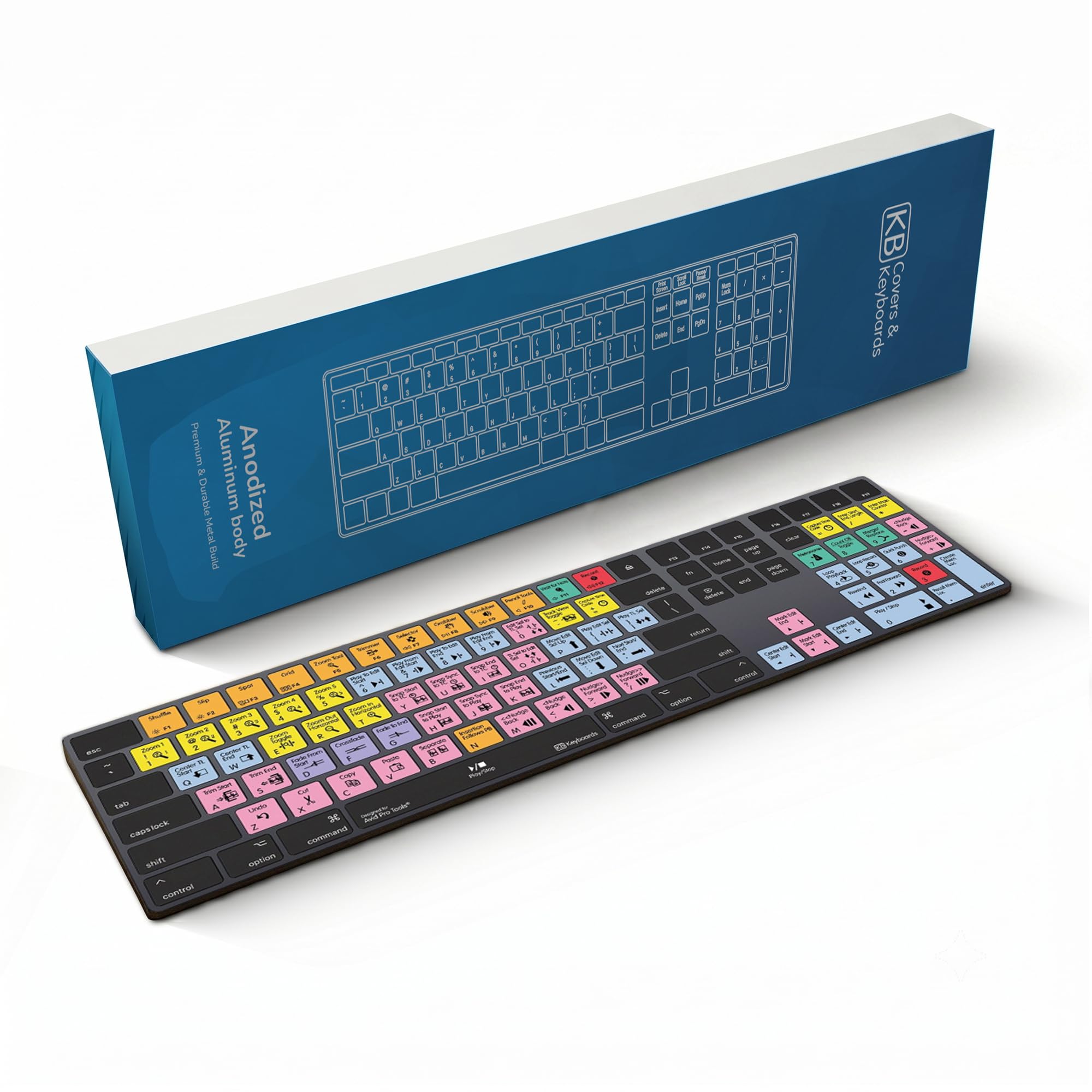KB Covers Customized Genuine Apple Magic Keyboard with Pro Tools Print – US QWERTY Layout, Wireless Bluetooth, Space Gray-image-38