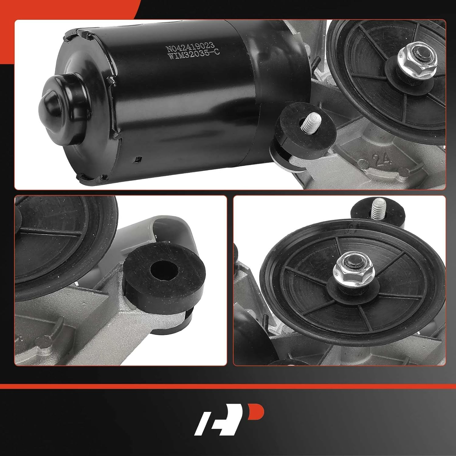 A-Premium Front Windshield Wiper Motor Compatible with Toyota Land Cruiser 1998-2007 & Lexus LX470 1998-2007, 5-Pin, Replace# 8511060270, 8511060300