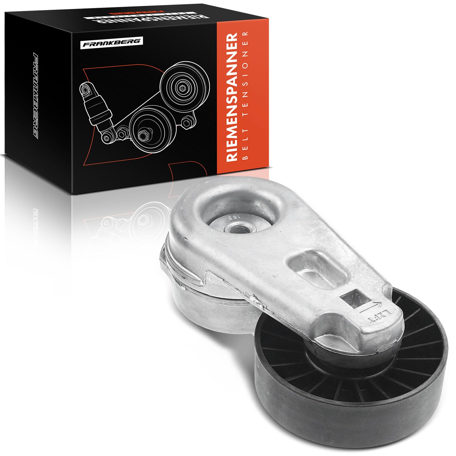 Frankberg Tendicinghia Rullo tenditore Compatibile con Rang.e Rove.r Sport L494 3.0L Rang.e Rove.r Sport L320 3.0L Discovery IV L319 3.0L Rang.e Rove.r IV L405 3.0L Discovery III L319 2.7L LR035493
