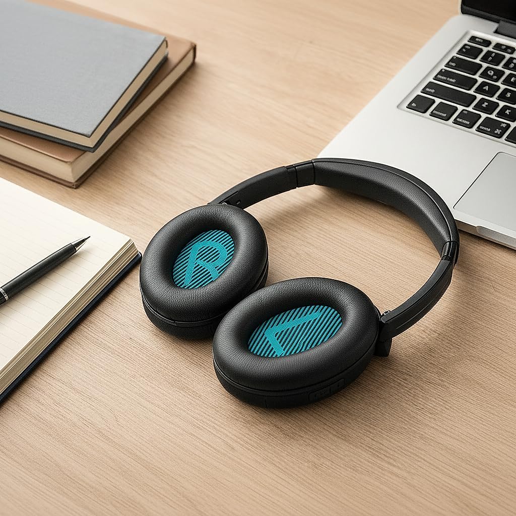 Protein Leather Earpads Cushions for Bose Headphones, Premium Replacement Ear Pads Compatible with Bose QC15 QC25 QC2 Ae2 Ae2i Ae2w/SoundTrue & SoundLink Around-Ear Series Headphones - Image 7