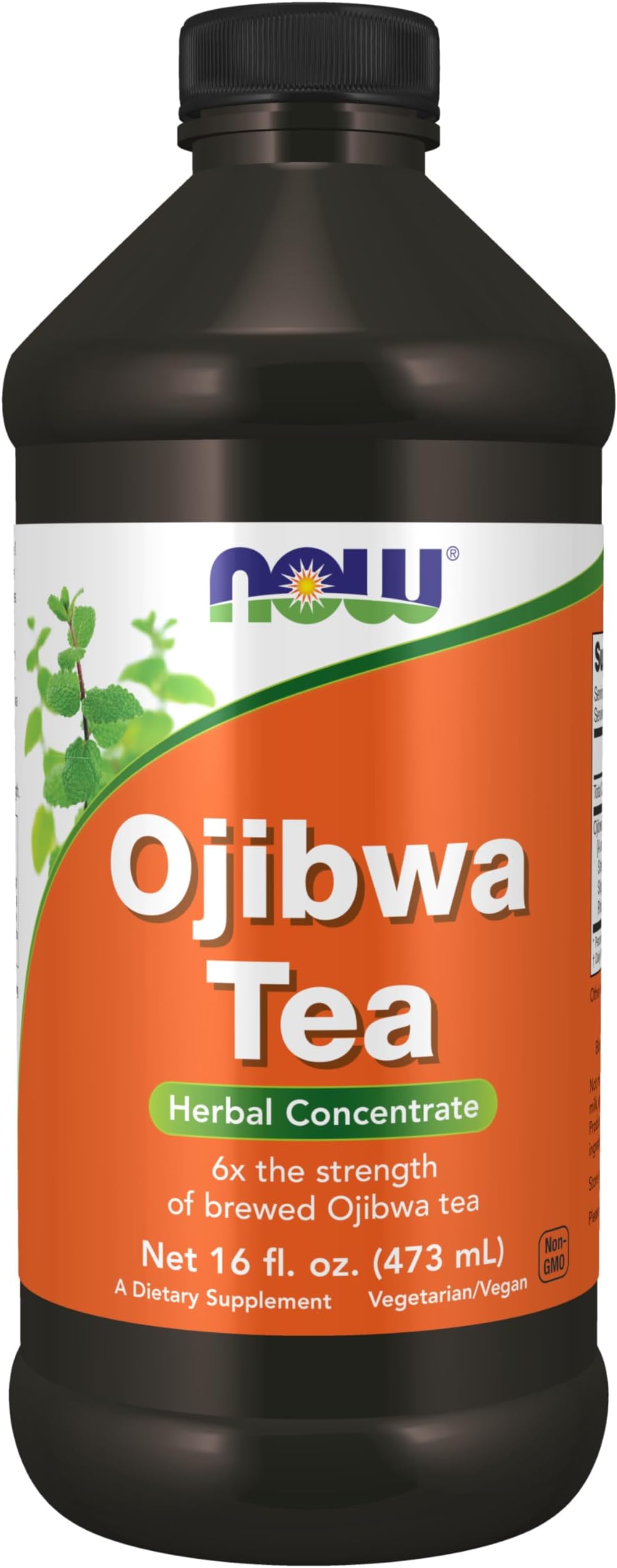 NOW Foods Supplements, Ojibwa Tea Concentrate, 6x the strength of brewed Ojibwa Tea, Herbal Concentrate, 16-Ounce