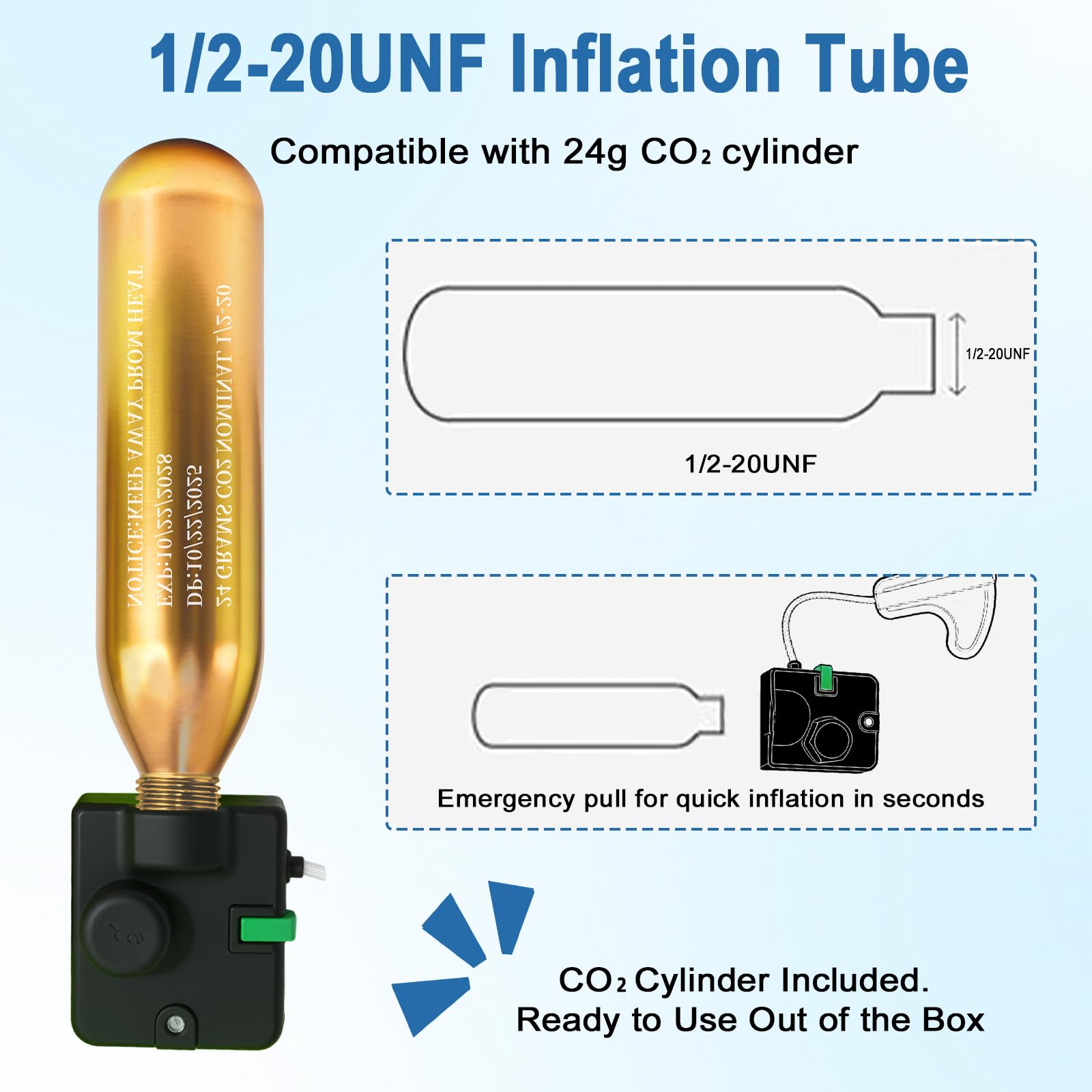 Cinturón inflable manual PFD para adultos con cartucho de CO2, se adapta a cintura de 30 a 52 pulgadas, peso de 80 a 330 libras, flotabilidad de 130 N, ideal para kayak, pesca, vela y todos