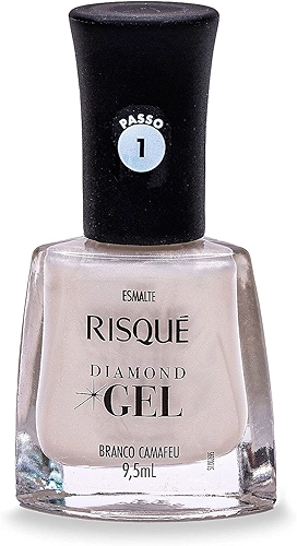 Risqué Esmalte Diamond Gel Branco Camafeu Cremoso 9 5 Ml