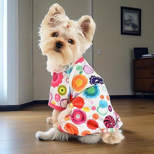 Miniatura 2 de Pijamas para perros pequeños, chihuahua yorkie, pijamas de taza de té para perro, pijamas para cachorros pequeños, pijamas suaves para mascotas,