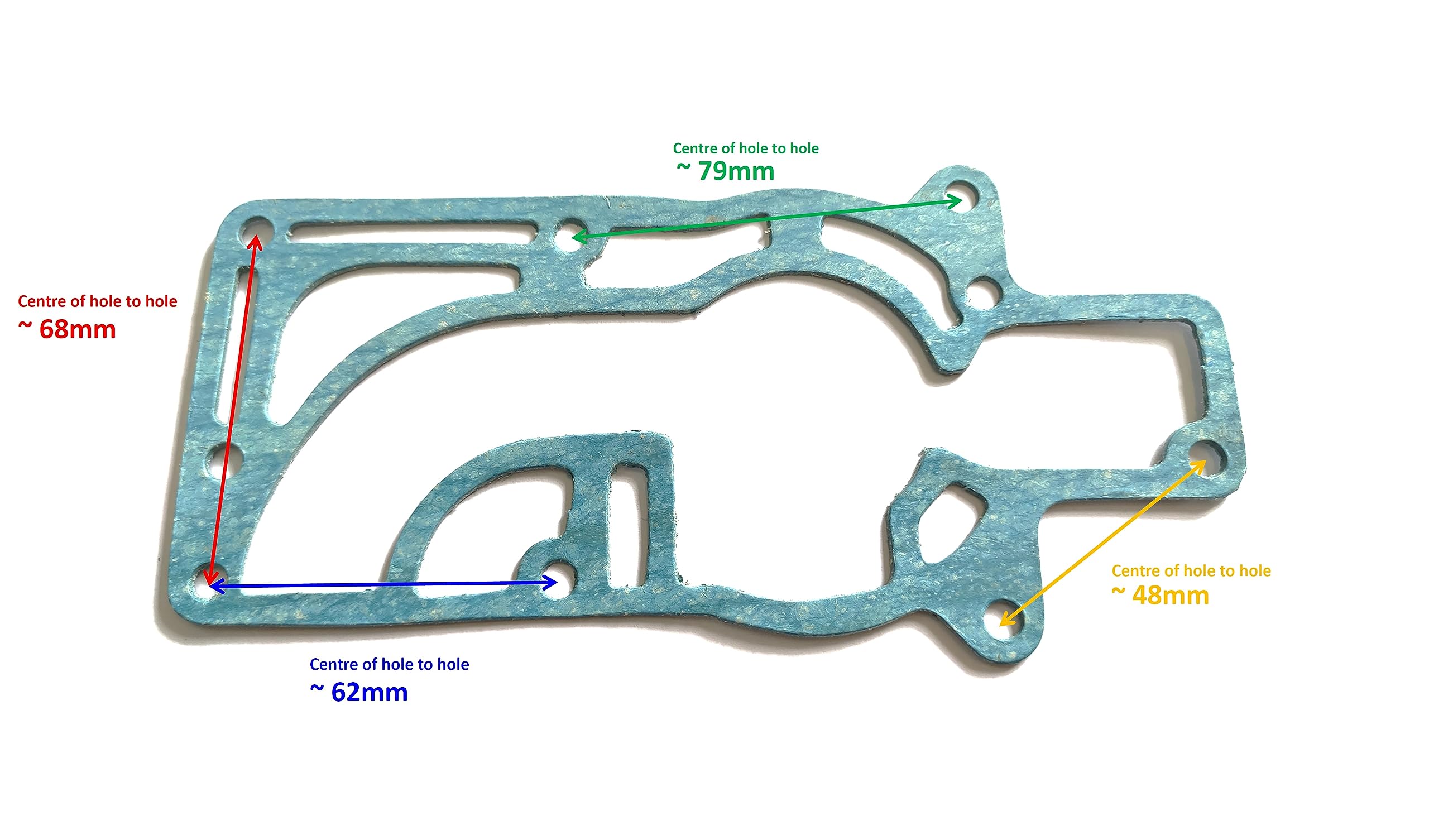 Boat Motor Gasket 6E0-45113-A1 00 Upper Casing for Yamaha Powertec Outboard 4HP 5HP 2-Stroke Motor Engine