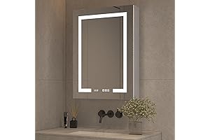 Welerony Lighted Medicine Cabinet with Mirror - Enhance Your Bathroom Ambiance