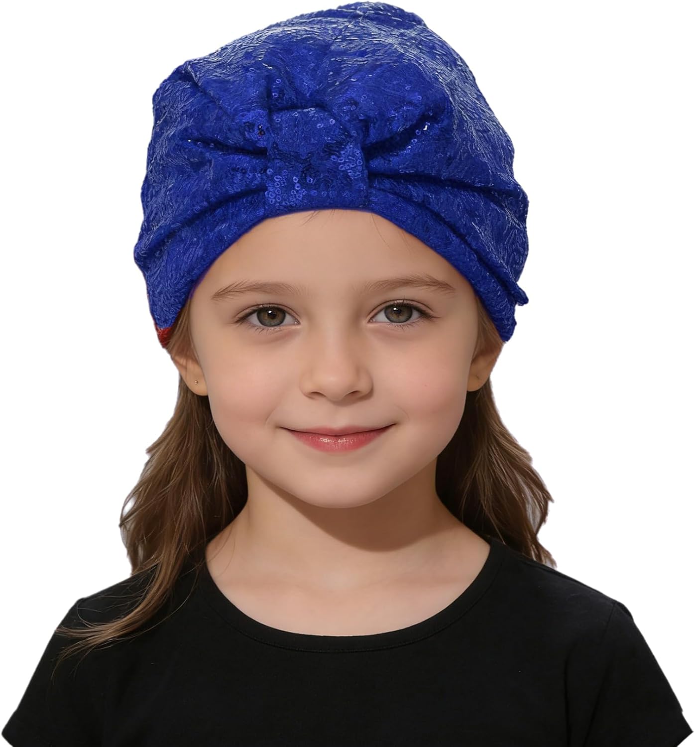 FEESHOW Women Cross Twist Pleated Hair Wrap Turban Hat Indian Hat Muslim Hats National Hijib Cap for Daily Wear