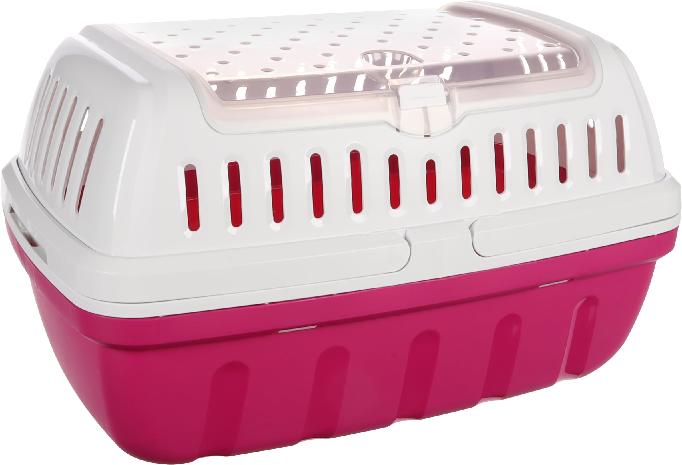 Cage de transport Flamingo pour rongeurs Lizzie Rose L transport sécurisé avec fermoir