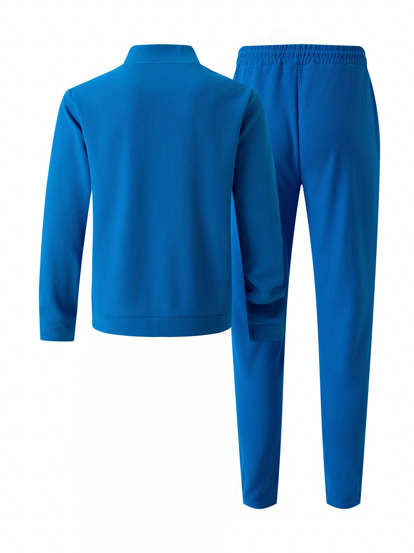 Tracksuits Da Uomo 2 Pezzi Camicia Sportiva Con Colletto Da Baseball Felpa Set Tuta Da Uomo Allenamento Top & Bottom Set Sport Jogging Suit Set