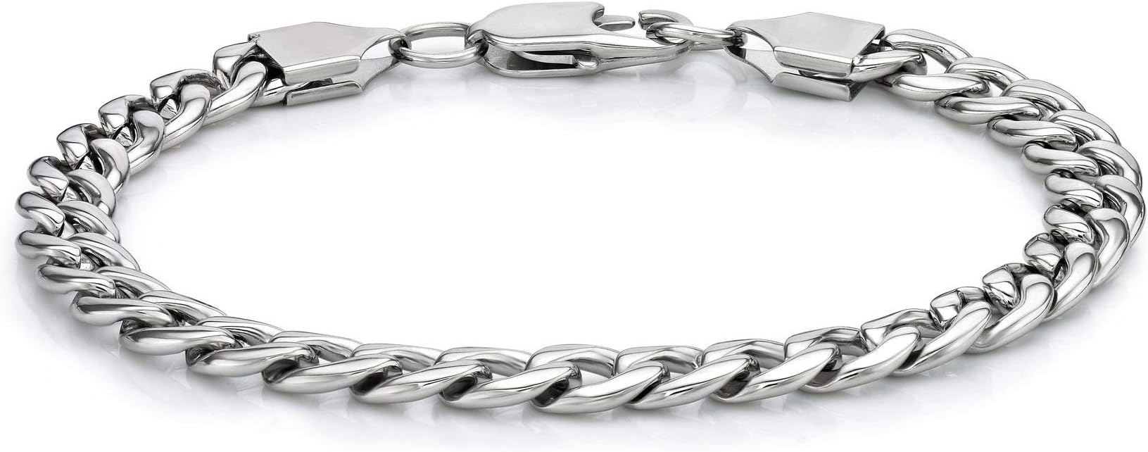 Men's Stainless Steel Curb Bracelet