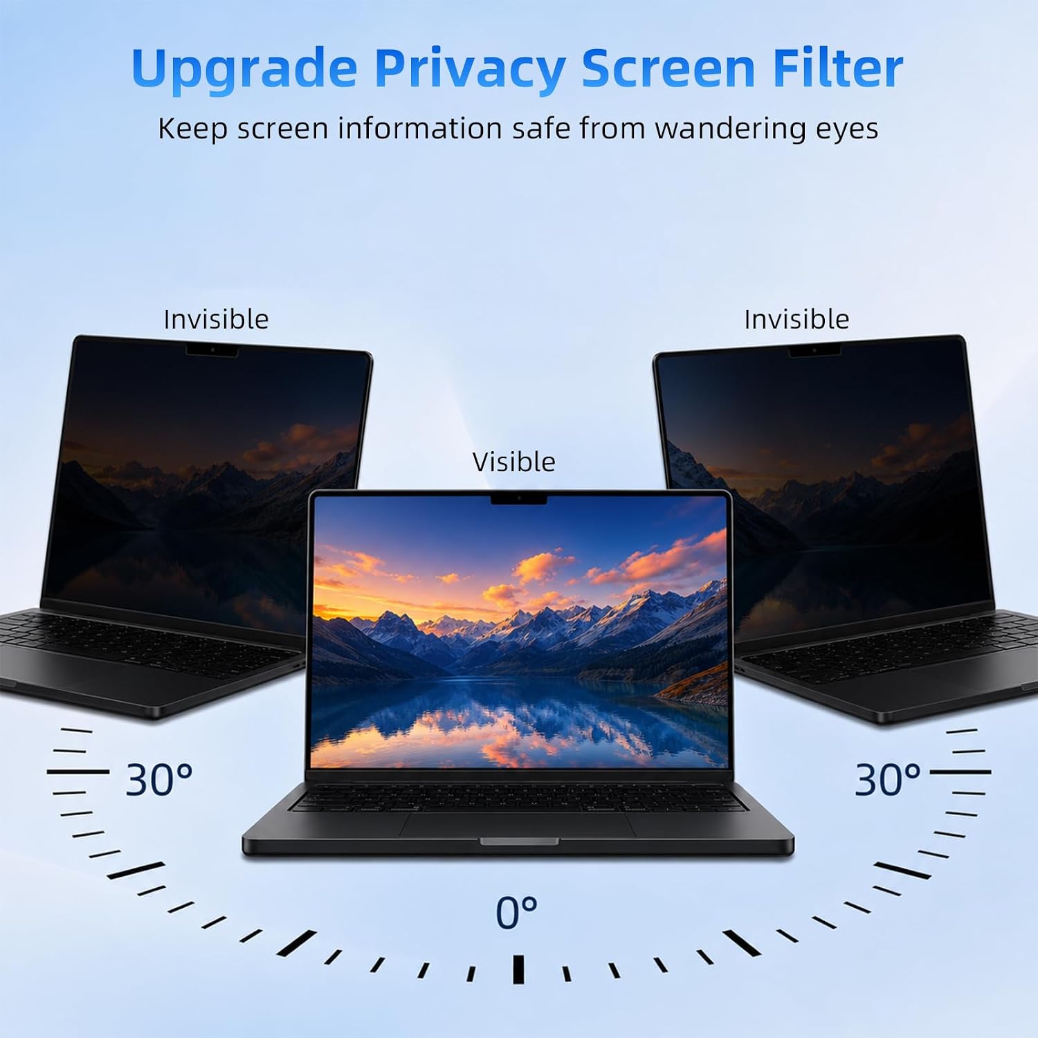 Laptop Privacy Screen Filter Shield for MacBook Pro/Max 16 Inch (2021~2026) image 5