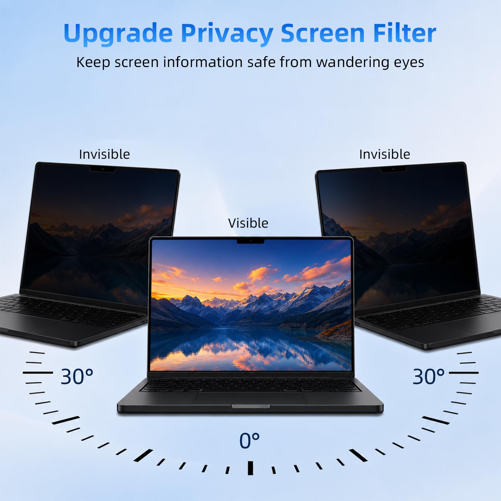 Schermo filtro privacy per laptop MacBook Air 15 pollici (2023 ~ 2026, M2 ~