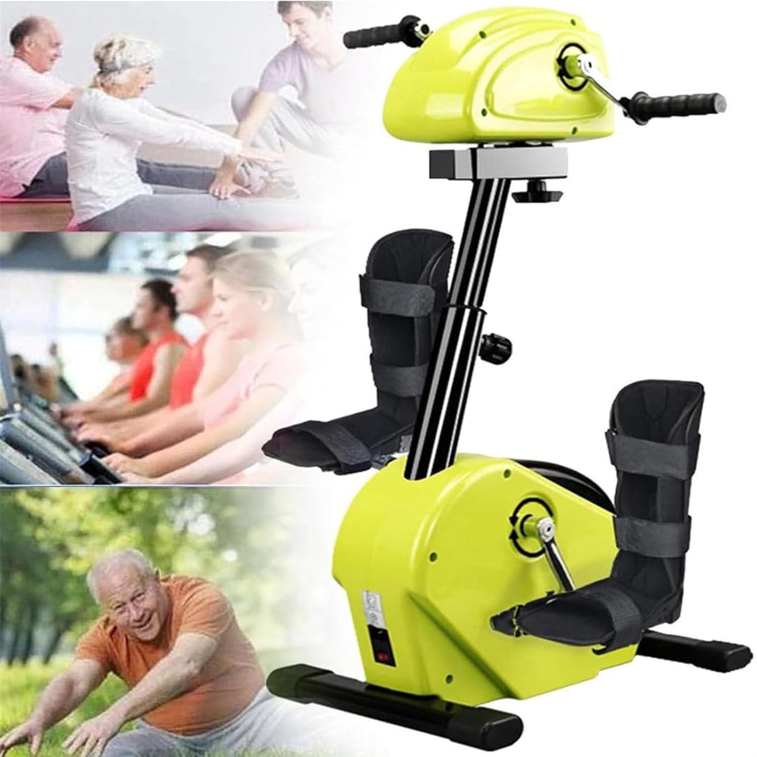 Rower Treningowy Do Rehabilitacji, Urządzenie Do Ćwiczeń Ramion I Nóg, Sprzęt Rehabilitacyjny, Elektryczny Pedał Do Ćwiczeń Dla Seniorów, 10 Ustawień Prędkości I 30-Minutowa Terapia Nóg