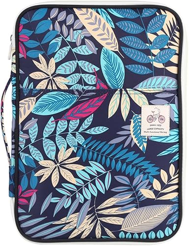 Bolsa de documentos A4, carpeta de archivos A4, organizador de cartera multifuncional con cremallera, bolsa de viaje para iPad, teléfonos,