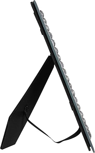 Miniatura 6 de Malden International Designs Malden Brilliance Jewel - Marco de fotos con espejo, 5 x 7 pulgadas, espejo