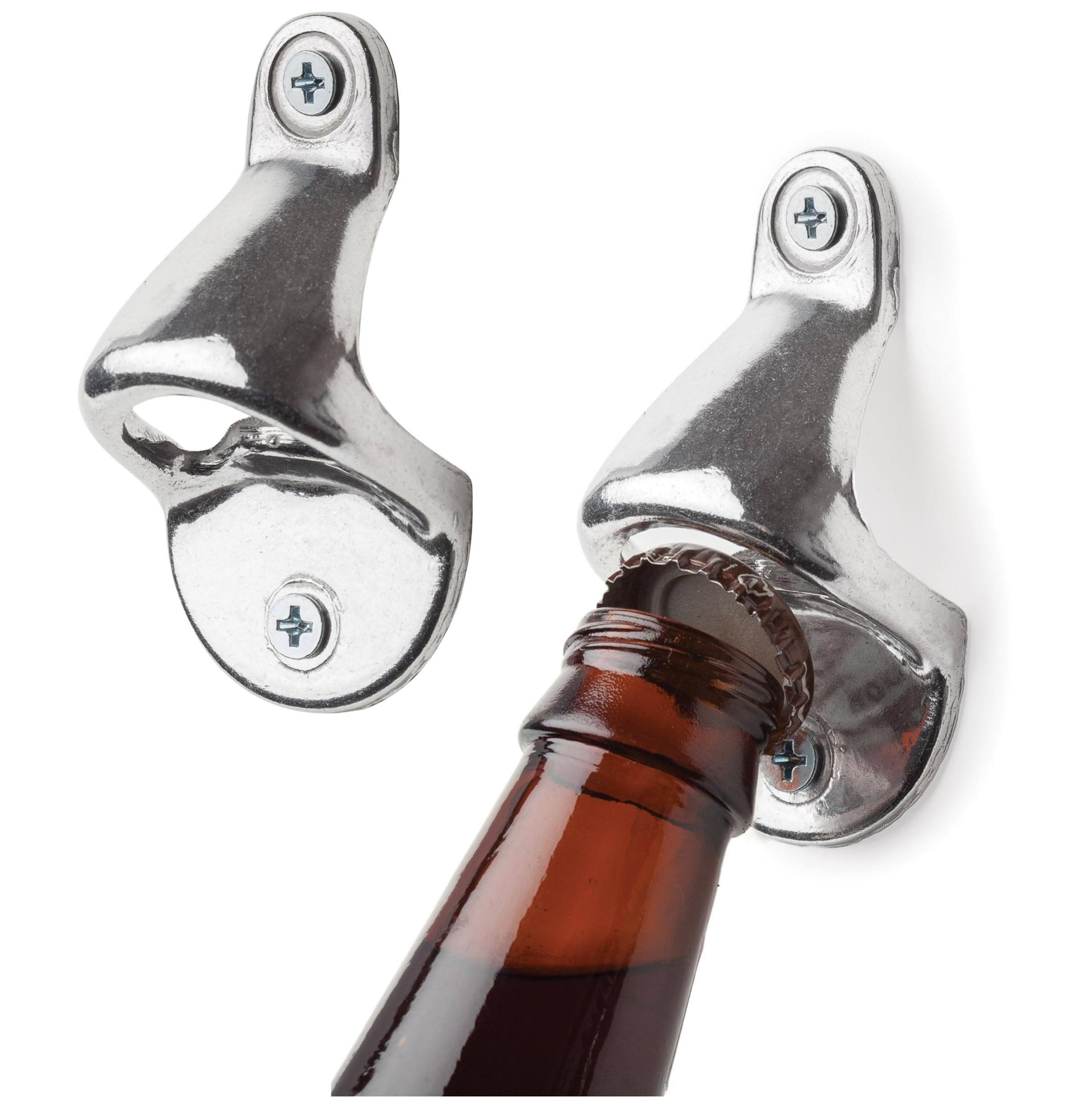 Décapsuleur mural bouteille bière soda jus de fruit lot de 2 fixe