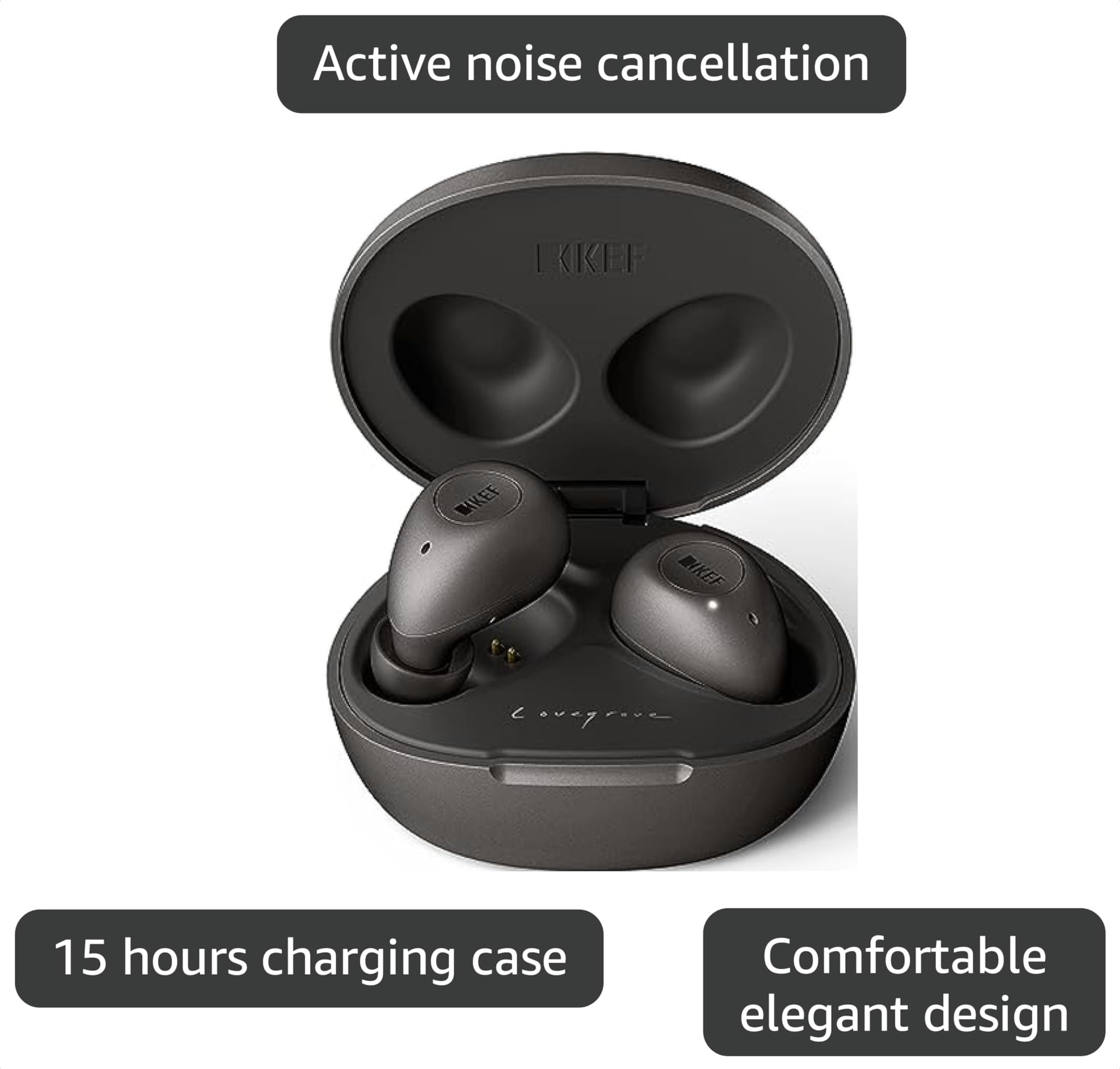 Amazon.com: KEF Mu3 Noise Cancelling True Wireless Earphones
