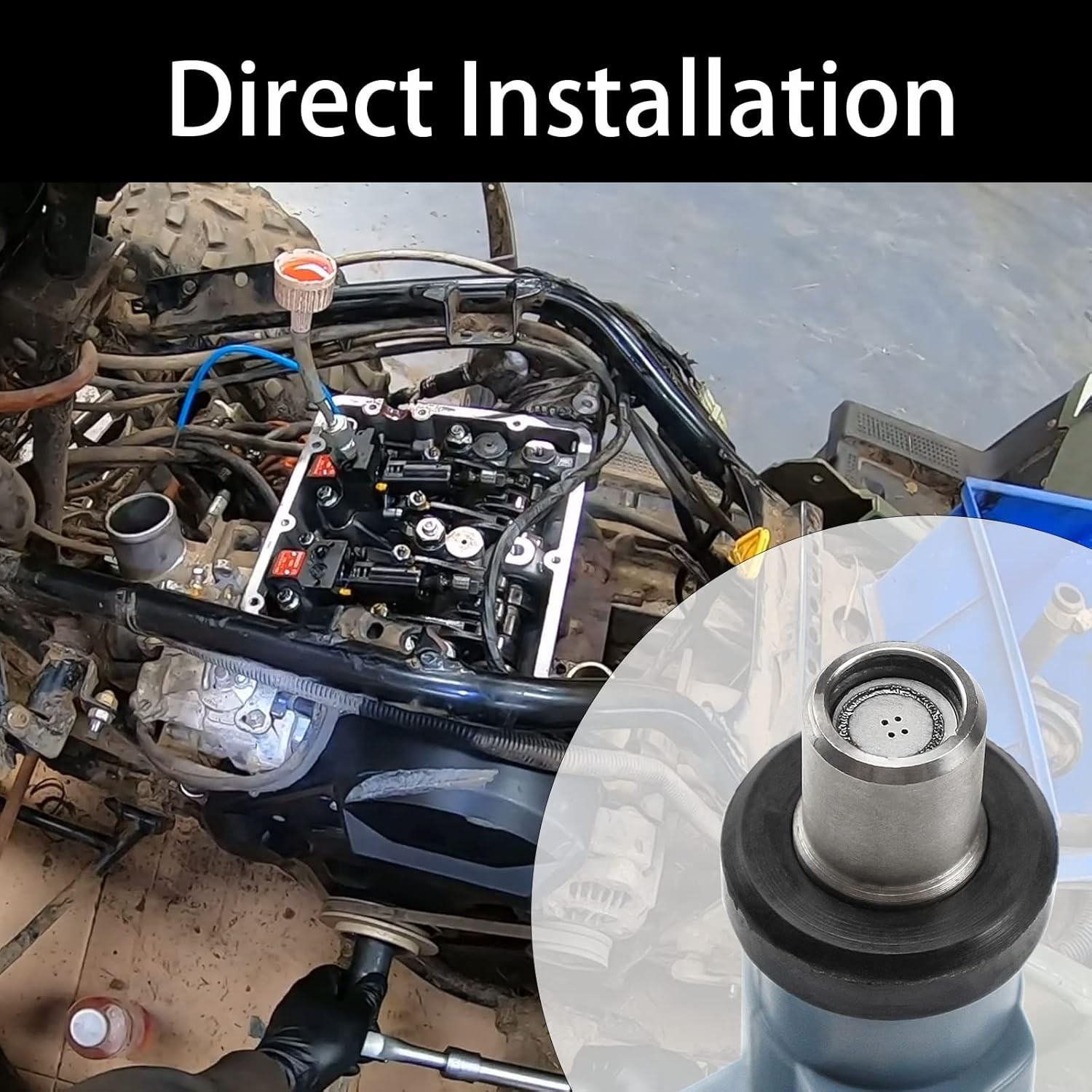 Fuel Injector Fit for Arctic Cat 700 AT 4X4 FIS SE 2006, EFI AT 4X4 FIS/LE 2007, EFI AT 4X4 FIS/LE/TRV CRUISER/TRV LE 2008 Replace 3403-120, with Seal