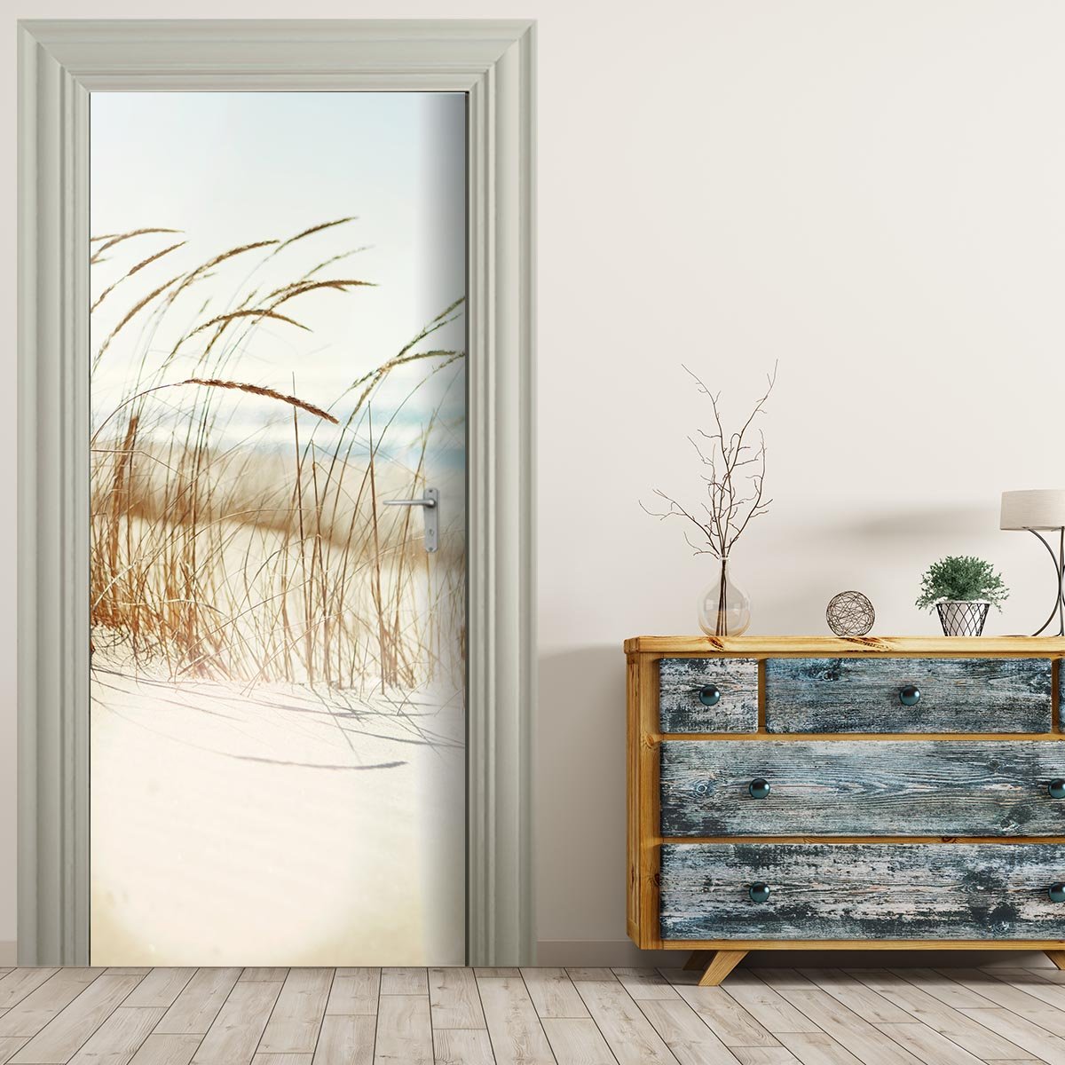 3D Winter Türposter 100x215cm - Selbstklebende Türdeko Aus PVC Für Wohnzimmer & Schlafzimmer