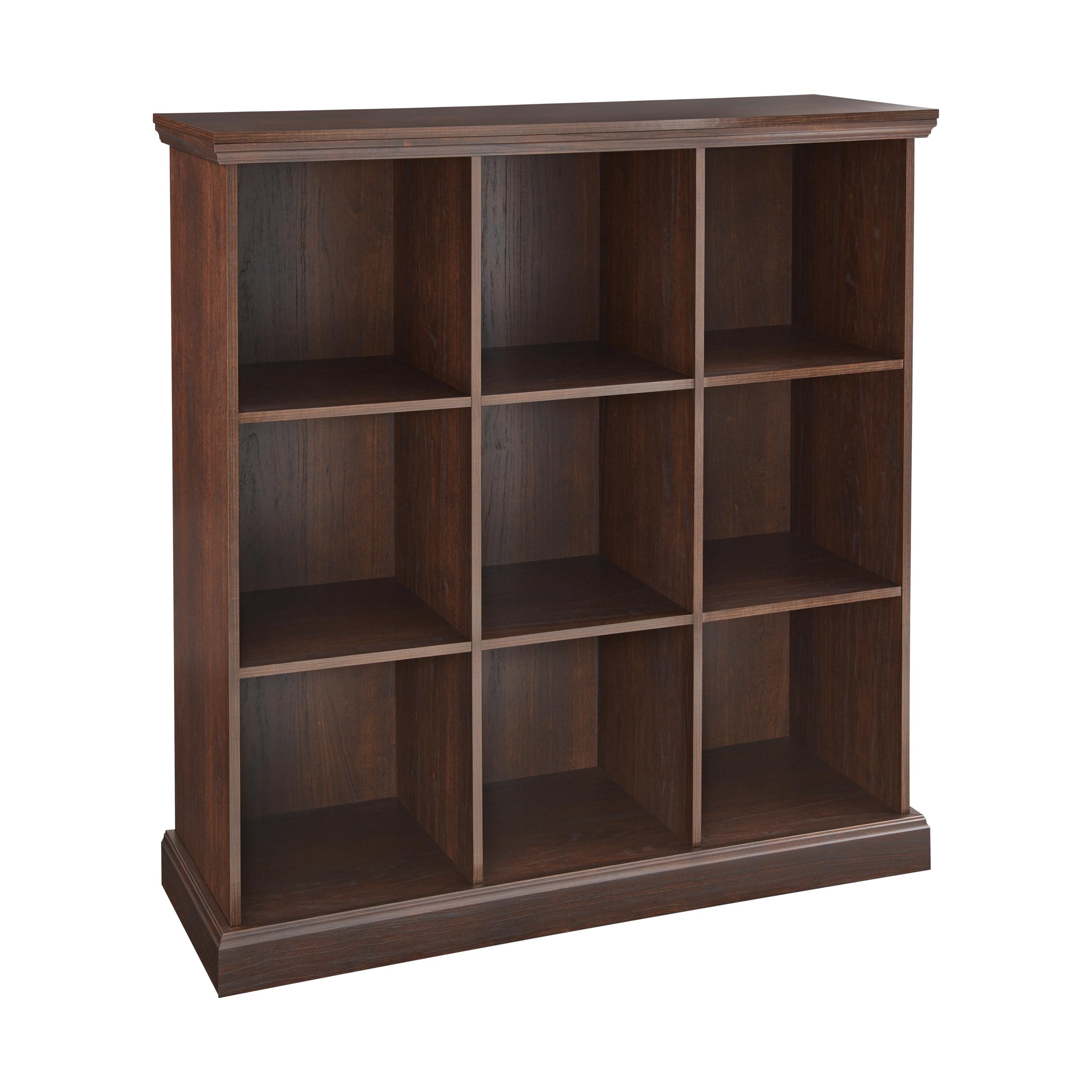 View 1 of (MISSING HARDWARE SOLD AS PARTS) ClosetMaid 14954 Premium (9) Cube Decorative Organizer, 12.52-Inch D x 39.09-Inch H x 37.44-Inch W, Mahogany
