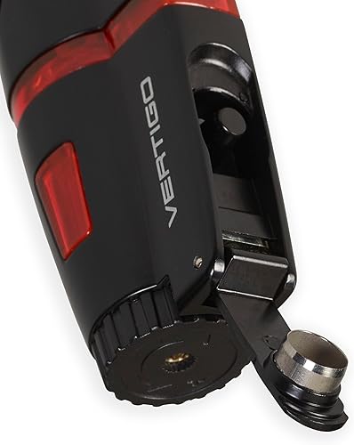 Miniatura 5 de Vertigo Crusher Triple Torch Flame Lighter (Rojo)