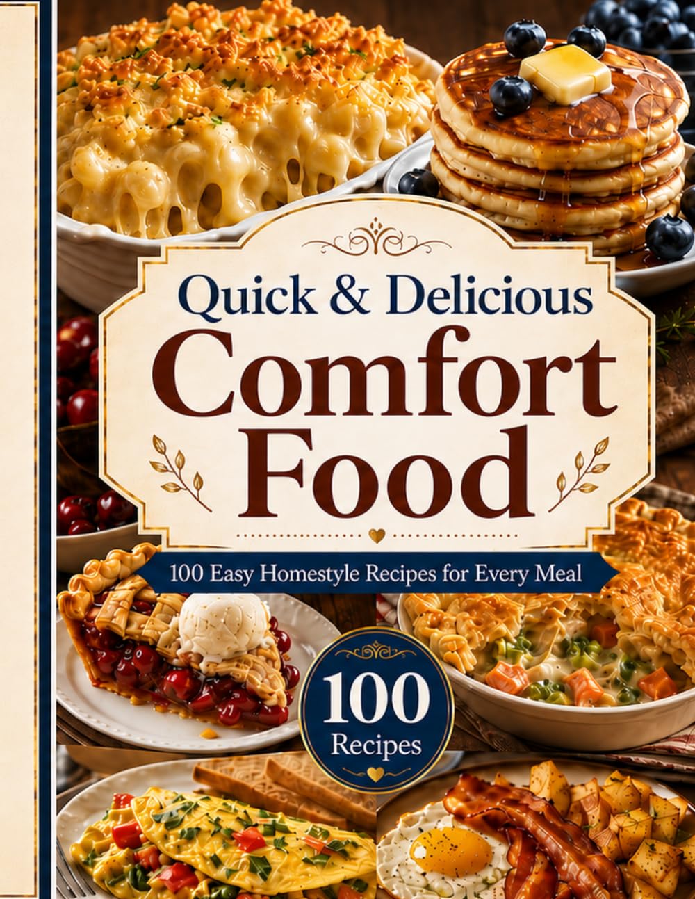 Quick & Delicious Comfort Food: 100 Easy Homestyle Recipes for Every Meal