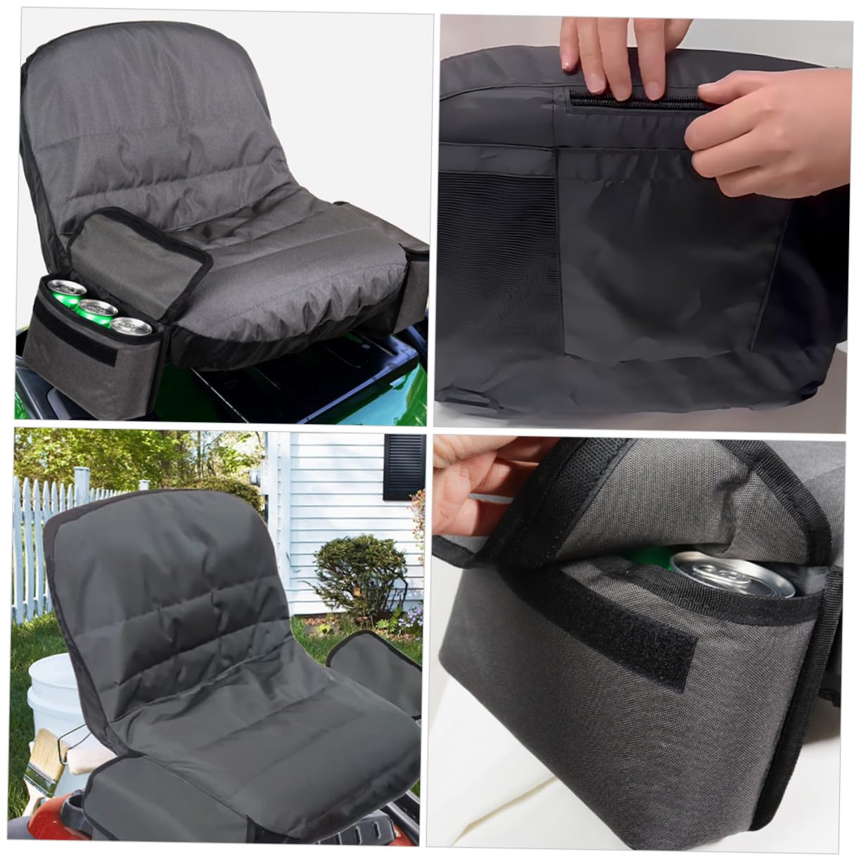 POPETPOP Protector del Asiento De Cortacésped Exterior Cubierta De Asiento para Tractor Funda De Cortacésped para Jardinería y Cuidado del Césped